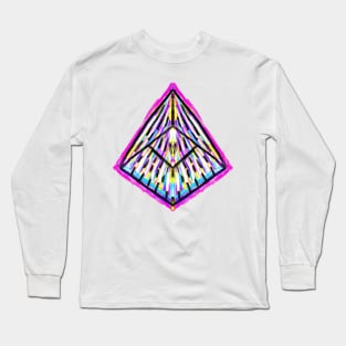 Kaleidoscopic Carat Long Sleeve T-Shirt